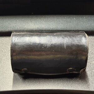 Black Leather Snap camera lenses x2 Kenyan telephoto and aux wide lens